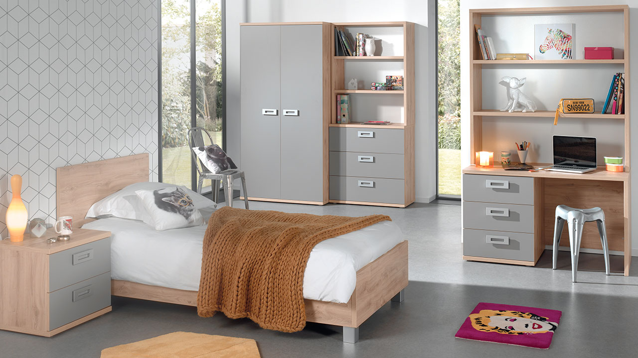 Chambre à coucher jeune Jules